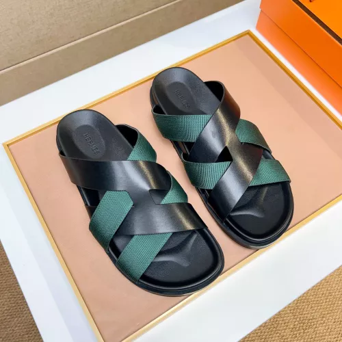 Cheap Hermes Slippers For Men #1357135 Replica Wholesale [$56.00 USD] [ITEM#1357135] on Replica Hermes Slippers