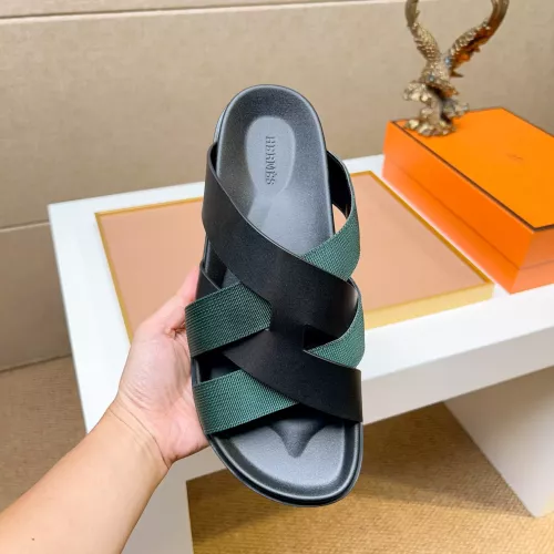 Cheap Hermes Slippers For Men #1357135 Replica Wholesale [$56.00 USD] [ITEM#1357135] on Replica Hermes Slippers