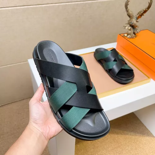 Cheap Hermes Slippers For Men #1357135 Replica Wholesale [$56.00 USD] [ITEM#1357135] on Replica Hermes Slippers