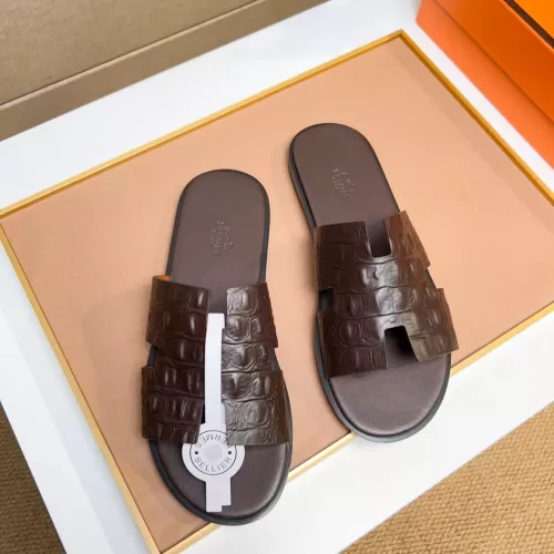 Cheap Hermes Slippers For Men #1357160 Replica Wholesale [$48.00 USD] [ITEM#1357160] on Replica Hermes Slippers