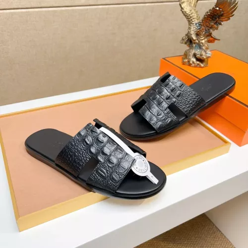 Cheap Hermes Slippers For Men #1357162 Replica Wholesale [$48.00 USD] [ITEM#1357162] on Replica Hermes Slippers