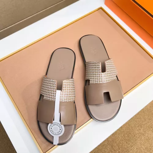 Cheap Hermes Slippers For Men #1357163 Replica Wholesale [$48.00 USD] [ITEM#1357163] on Replica Hermes Slippers