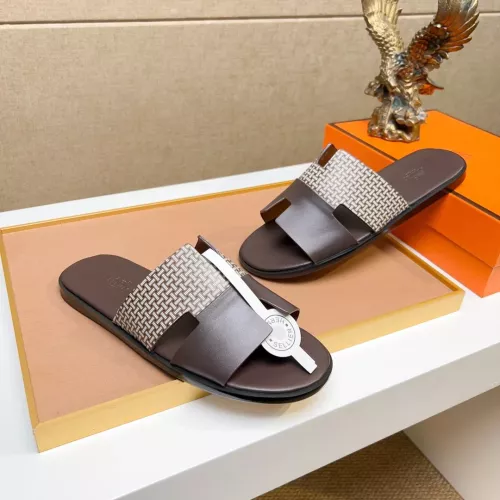 Cheap Hermes Slippers For Men #1357164 Replica Wholesale [$48.00 USD] [ITEM#1357164] on Replica Hermes Slippers