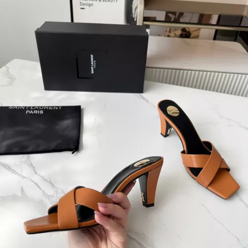 Cheap Yves Saint Laurent YSL Slippers For Women #1357274 Replica Wholesale [$92.00 USD] [ITEM#1357274] on Replica Yves Saint Laurent YSL Slippers