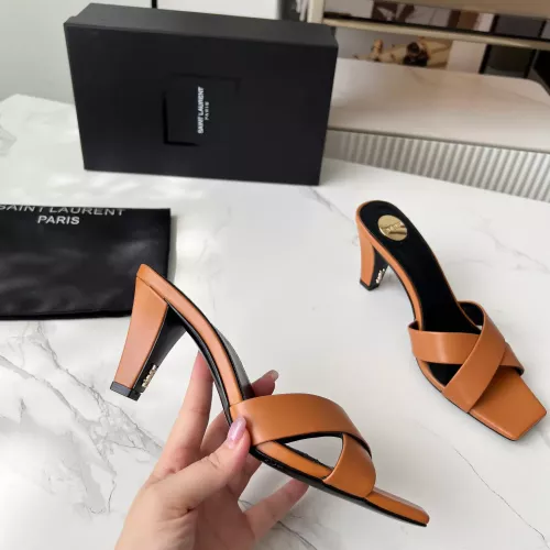 Cheap Yves Saint Laurent YSL Slippers For Women #1357274 Replica Wholesale [$92.00 USD] [ITEM#1357274] on Replica Yves Saint Laurent YSL Slippers