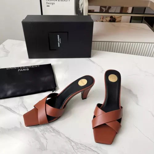 Cheap Yves Saint Laurent YSL Slippers For Women #1357275 Replica Wholesale [$92.00 USD] [ITEM#1357275] on Replica Yves Saint Laurent YSL Slippers