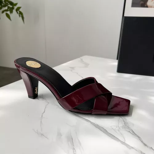Cheap Yves Saint Laurent YSL Slippers For Women #1357278 Replica Wholesale [$92.00 USD] [ITEM#1357278] on Replica Yves Saint Laurent YSL Slippers