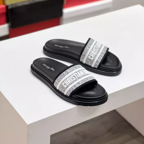 Cheap Christian Dior Slippers For Men #1357304 Replica Wholesale [$60.00 USD] [ITEM#1357304] on Replica Christian Dior Slippers
