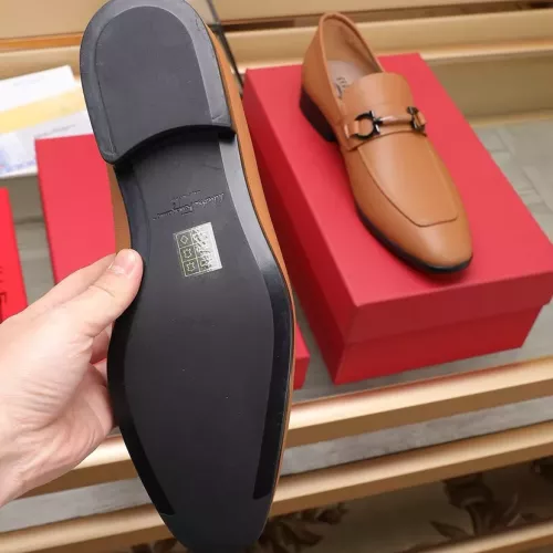 Cheap Salvatore Ferragamo Leather Shoes For Men #1357311 Replica Wholesale [$122.00 USD] [ITEM#1357311] on Replica Salvatore Ferragamo Leather Shoes