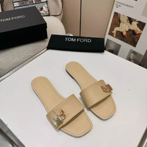 Cheap Tom Ford Slippers For Women #1357335 Replica Wholesale [$82.00 USD] [ITEM#1357335] on Replica Tom Ford Slippers