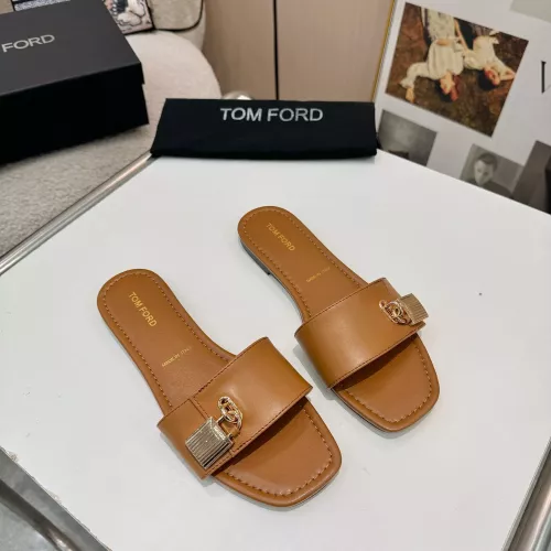 Cheap Tom Ford Slippers For Women #1357337 Replica Wholesale [$82.00 USD] [ITEM#1357337] on Replica Tom Ford Slippers
