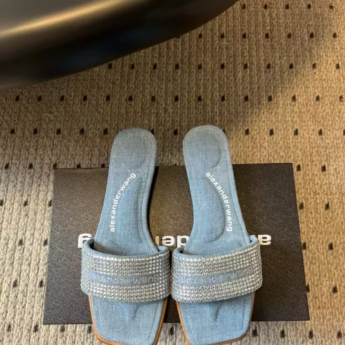 Cheap Alexander Wang Slippers For Women #1357340 Replica Wholesale [$108.00 USD] [ITEM#1357340] on Replica Alexander Wang Slippers