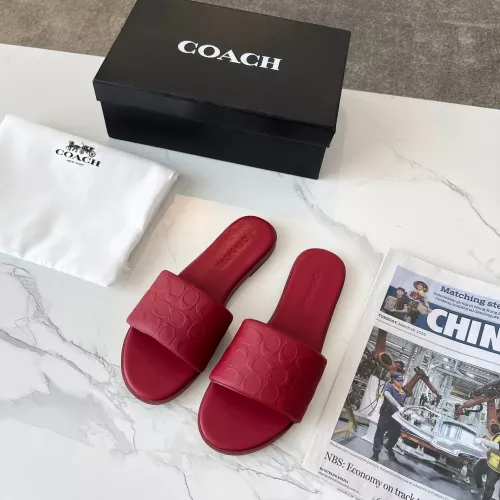 Cheap Coach Slippers For Women #1357346 Replica Wholesale [$82.00 USD] [ITEM#1357346] on Replica Coach Slippers
