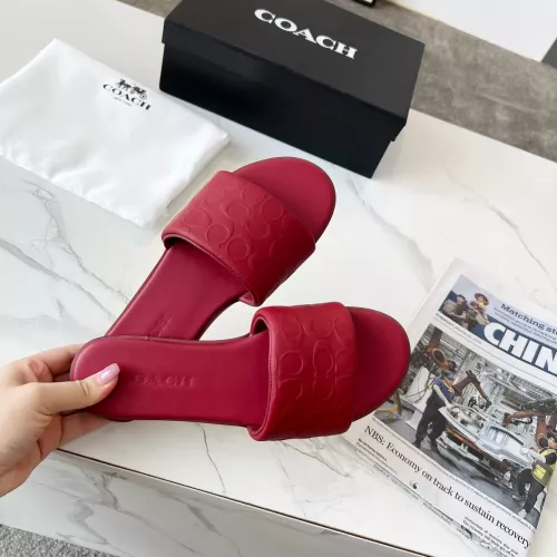 Cheap Coach Slippers For Women #1357346 Replica Wholesale [$82.00 USD] [ITEM#1357346] on Replica Coach Slippers