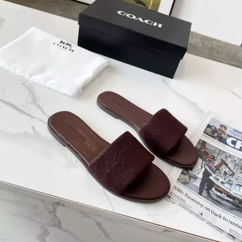 Cheap Coach Slippers For Women #1357347 Replica Wholesale [$82.00 USD] [ITEM#1357347] on Replica Coach Slippers