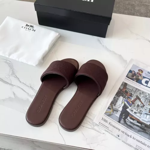 Cheap Coach Slippers For Women #1357347 Replica Wholesale [$82.00 USD] [ITEM#1357347] on Replica Coach Slippers