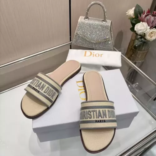Cheap Christian Dior Slippers For Women #1357487 Replica Wholesale [$82.00 USD] [ITEM#1357487] on Replica Christian Dior Slippers