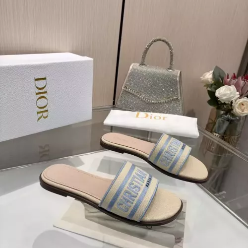 Cheap Christian Dior Slippers For Women #1357488 Replica Wholesale [$82.00 USD] [ITEM#1357488] on Replica Christian Dior Slippers