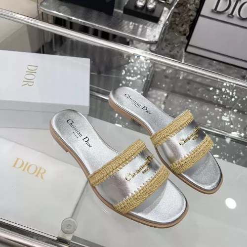 Cheap Christian Dior Slippers For Women #1357490 Replica Wholesale [$82.00 USD] [ITEM#1357490] on Replica Christian Dior Slippers