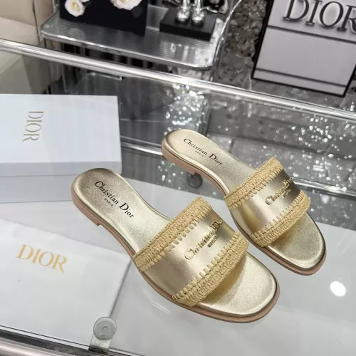 Cheap Christian Dior Slippers For Women #1357491 Replica Wholesale [$82.00 USD] [ITEM#1357491] on Replica Christian Dior Slippers