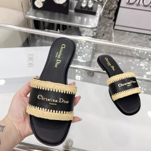 Cheap Christian Dior Slippers For Women #1357496 Replica Wholesale [$82.00 USD] [ITEM#1357496] on Replica Christian Dior Slippers