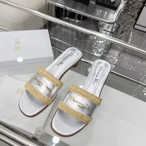 Cheap Christian Dior Slippers For Women #1357497 Replica Wholesale [$85.00 USD] [ITEM#1357497] on Replica Christian Dior Slippers