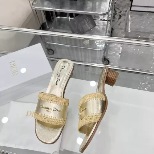 Cheap Christian Dior Slippers For Women #1357498 Replica Wholesale [$85.00 USD] [ITEM#1357498] on Replica Christian Dior Slippers