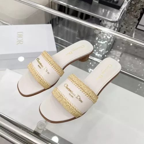 Cheap Christian Dior Slippers For Women #1357499 Replica Wholesale [$85.00 USD] [ITEM#1357499] on Replica Christian Dior Slippers