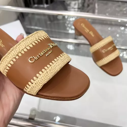 Cheap Christian Dior Slippers For Women #1357502 Replica Wholesale [$85.00 USD] [ITEM#1357502] on Replica Christian Dior Slippers