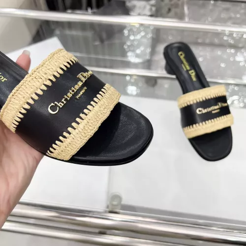 Cheap Christian Dior Slippers For Women #1357503 Replica Wholesale [$85.00 USD] [ITEM#1357503] on Replica Christian Dior Slippers
