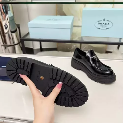 Cheap Prada Leather Shoes For Women #1357505 Replica Wholesale [$100.00 USD] [ITEM#1357505] on Replica Prada Leather Shoes