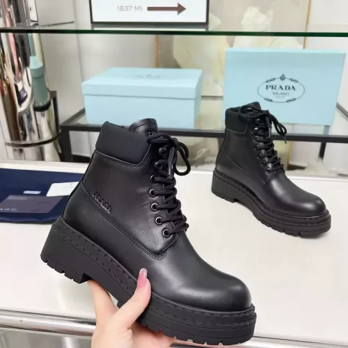Cheap Prada Boots For Women #1357508 Replica Wholesale [$105.00 USD] [ITEM#1357508] on Replica Prada Boots