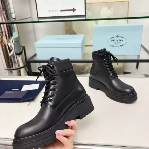 Cheap Prada Boots For Women #1357508 Replica Wholesale [$105.00 USD] [ITEM#1357508] on Replica Prada Boots