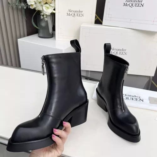 Cheap Alexander McQueen Boots For Women #1357510 Replica Wholesale [$105.00 USD] [ITEM#1357510] on Replica Alexander McQueen Boots