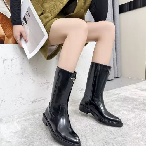 Cheap Prada Boots For Women #1357554 Replica Wholesale [$118.00 USD] [ITEM#1357554] on Replica Prada Boots
