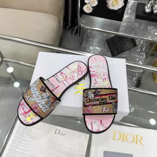 Cheap Christian Dior Slippers For Women #1357583 Replica Wholesale [$85.00 USD] [ITEM#1357583] on Replica Christian Dior Slippers