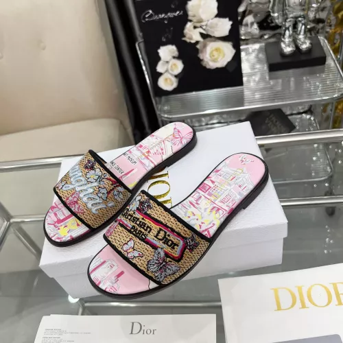 Cheap Christian Dior Slippers For Women #1357583 Replica Wholesale [$85.00 USD] [ITEM#1357583] on Replica Christian Dior Slippers