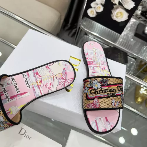 Cheap Christian Dior Slippers For Women #1357583 Replica Wholesale [$85.00 USD] [ITEM#1357583] on Replica Christian Dior Slippers