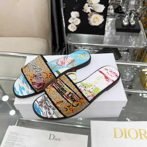 Cheap Christian Dior Slippers For Women #1357584 Replica Wholesale [$85.00 USD] [ITEM#1357584] on Replica Christian Dior Slippers