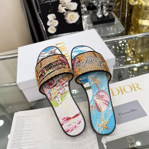 Cheap Christian Dior Slippers For Women #1357584 Replica Wholesale [$85.00 USD] [ITEM#1357584] on Replica Christian Dior Slippers