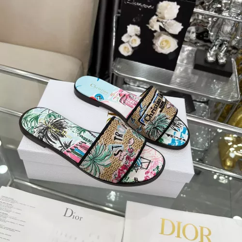 Cheap Christian Dior Slippers For Women #1357586 Replica Wholesale [$85.00 USD] [ITEM#1357586] on Replica Christian Dior Slippers