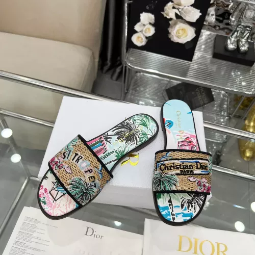 Cheap Christian Dior Slippers For Women #1357586 Replica Wholesale [$85.00 USD] [ITEM#1357586] on Replica Christian Dior Slippers