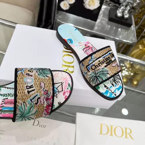 Cheap Christian Dior Slippers For Women #1357586 Replica Wholesale [$85.00 USD] [ITEM#1357586] on Replica Christian Dior Slippers