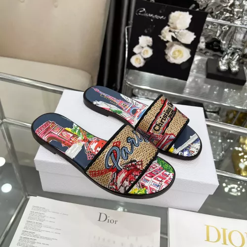 Cheap Christian Dior Slippers For Women #1357588 Replica Wholesale [$85.00 USD] [ITEM#1357588] on Replica Christian Dior Slippers