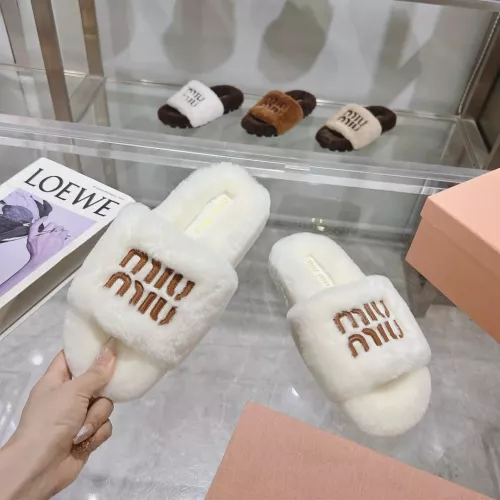 Cheap MIU MIU Slippers For Women #1357589 Replica Wholesale [$92.00 USD] [ITEM#1357589] on Replica MIU MIU Slippers