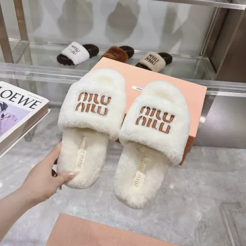 Cheap MIU MIU Slippers For Women #1357589 Replica Wholesale [$92.00 USD] [ITEM#1357589] on Replica MIU MIU Slippers