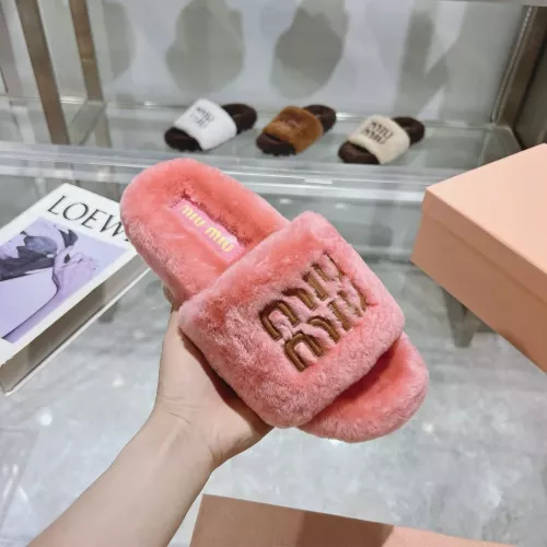 Cheap MIU MIU Slippers For Women #1357591 Replica Wholesale [$92.00 USD] [ITEM#1357591] on Replica MIU MIU Slippers