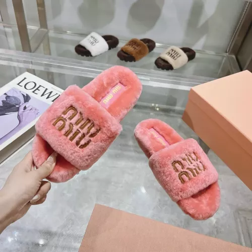 Cheap MIU MIU Slippers For Women #1357591 Replica Wholesale [$92.00 USD] [ITEM#1357591] on Replica MIU MIU Slippers