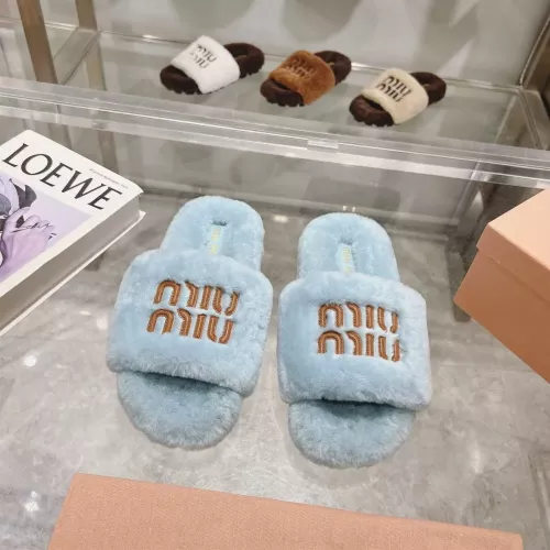 Cheap MIU MIU Slippers For Women #1357592 Replica Wholesale [$92.00 USD] [ITEM#1357592] on Replica MIU MIU Slippers