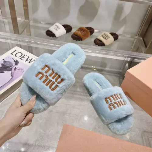 Cheap MIU MIU Slippers For Women #1357592 Replica Wholesale [$92.00 USD] [ITEM#1357592] on Replica MIU MIU Slippers